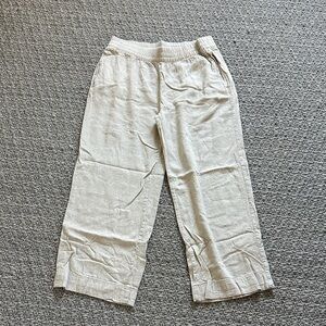 Old Navy Beige High-Rise Comfort Pants